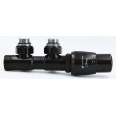 Комплект термостатичний 50mm Vario Term TWINS правий, матовий чорний, (TSGS0224CFK/P) Ровно
