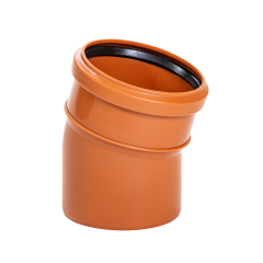 Коліно каналізаційне зовнішнє Profil 110/15° SN8 Вишгород