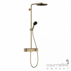 Душевая стойка с термостатом Hansgrohe Pulsify Showerpipe 260 1jet 24220140 бронза