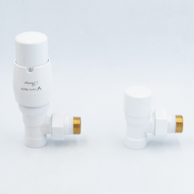 Комплект термостатичний Vario Term, ROYAL, кутовий, матовий білий, ROGS0221CFK