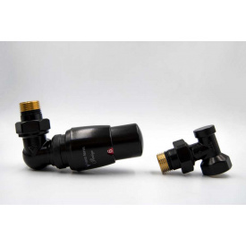 Комплект термостатичний Vario Term, Master, осьовий, правий, матовий чорний, EMAGS0224CFK/P