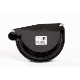 Заглушка ринви PROFiL ліва 90 чорна