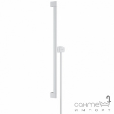Штанга для душа с душевым шлангом Hansgrohe Unica S Puro 650 EasySlide 24402700 матовый белый