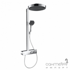 Душевая стойка со смесителем-термостатом Hansgrohe Rainfinity 360 1jet ShowerTablet 350 26853000 хром Киев