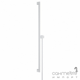 Штанга для душа с душевым шлангом Hansgrohe Unica S Puro 900 EasySlide 24405700 матовый белый