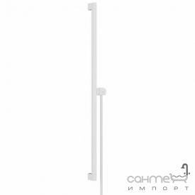 Штанга для душа с душевым шлангом Hansgrohe Unica E Puro 900 EasySlide 24403700 матовый белый