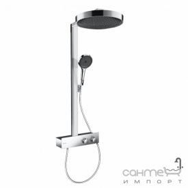 Душевая стойка со смесителем-термостатом Hansgrohe Rainfinity 360 1jet ShowerTablet 350 26853000 хром
