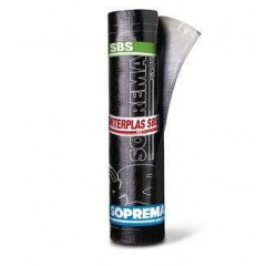 Полимер-битумная мембрана SOPREMA MORTERPLAS SBS FP 4, 1x10 м Обухів