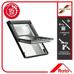 Окно мансардное Designo WDT R69 G K W WD AL 06/14 E Костопіль
