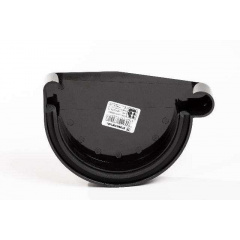 Заглушка желоба Profil правая Р 130 черная Запоріжжя