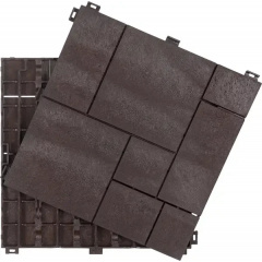 Декоративное покрытие Multy Home Mosaic, рифленое, 30х30см, коричневый, уп.6 шт. Братское