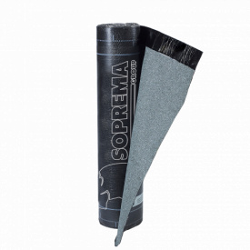 Полимер-битумная мембрана SOPREMA MORTERPLAS SBS FPV 4 MIN, 1x10 м