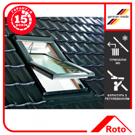 Мансардне вікно Designo WDT R69 GHN WD AL 11/11 E