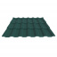 Металлочерепица ГРАДО 0,5 RAL 3005 Арт.201224-3005 201224-6005, RAL 6005 (Зеленый мох) Херсон
