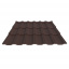 Металлочерепица ГРАДО 0,5 RAL 3005m Арт.201149-3005 201149, Термастил, ArcelorMittal, 30 м.кв. (при заказе 201149-8017, 1198 Броды