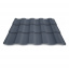 Металлочерепица Верона 0,5 RAL 3005m Арт.201061-3005 201061, Термастил, ArcelorMittal, 30 м.кв. (при заказе 201061-7024, 1205 Гуляйполе