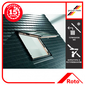 Окно мансардное Designo WDF R89P H N WD AL 11/11