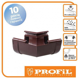 Угол Profil внутренний 90 коричневый W 135°