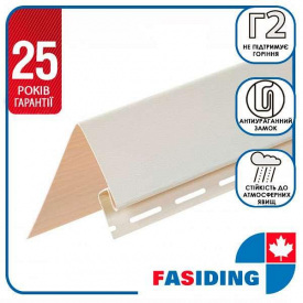 Планка FaSiding "белеоконная" "Лен" Т-17. 3.05м