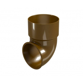 Колено сливное 87.5° Regenau 100 коричневый