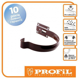 Кронштейн желоба Profil металл. малый 90 коричневый