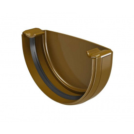 Заглушка желоба Regenau 125 коричневый