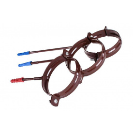 Держатель трубы Regenau металл. 80 L 160 коричневый