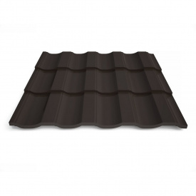 Металлочерепица Верона 0,45 RAL 3005m Арт.201120-3005 201120, Термастил, Suzhou, 30 м.кв. (при заказе менее 30 201120-8017, 1205