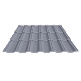 Металлочерепица ГРАДО 0,5 RAL 3005m Арт.201149-3005 201149, Термастил, ArcelorMittal, 30 м.кв. (при заказе 201149-7004, 1198
