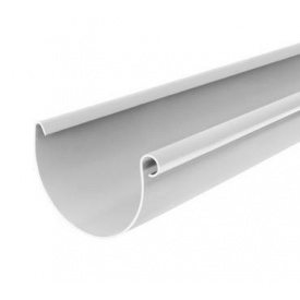 Желоб водосточной системы Бриза (Bryza) 100 мм белый