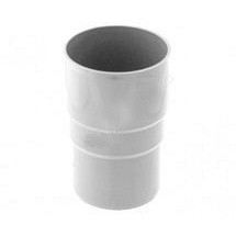 Муфта трубы водосточной системы Бриза (Bryza) 90 мм белый