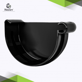 Водосточная пластиковая система River. Заглушка желоба левая (L) RIVER.