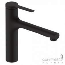 Смеситель для кухни с вытяжным изливом Hansgrohe Zesis M33 KM 160 2j 74822670 матовый черный