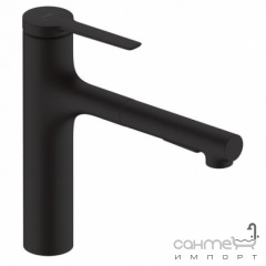 Смеситель для кухни с вытяжным изливом Hansgrohe Zesis M33 KM 160 2j sBox 74823670 матовый черный Изюм
