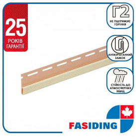 Планка FaSiding "финишная" "Пшеница" Т-14. 3.66м