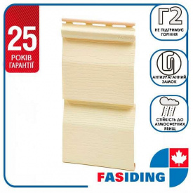Cайдинг виниловый FaSiding "Мимоза" Т-01. 3.85 м