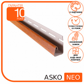 Планка ASKO NEO J дуб золотой, 3.8м