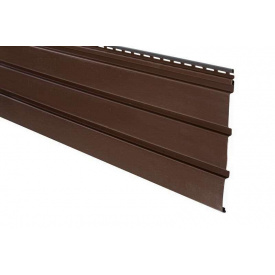 Софит Айдахо коричневый без перфорации 3,0м, 0,90м2.