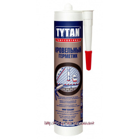 Герметик кровельный битумно-каучуковый Титан (TYTAN) черный; 0,31 л