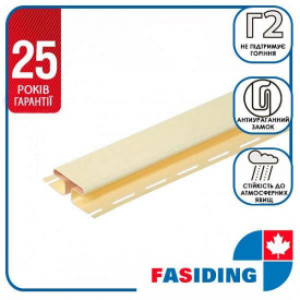 Планка FaSiding "соединительная" "Мимоза" Т-18. 3.05м