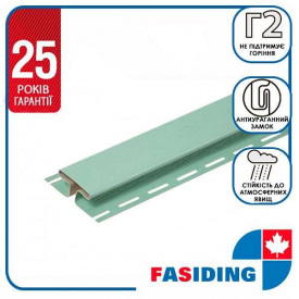 Планка FaSiding "соединительная" "Папоротник" Т-18. 3.05м
