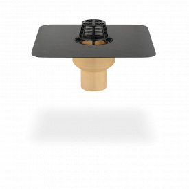 Кровельная воронка из полиуретана SitaTrendy с битумным фартуком (диаметр 110 мм)