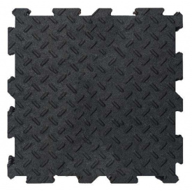 Напольное покрытие Alpha Tile, 30х30 см, черный, уп.10 шт.