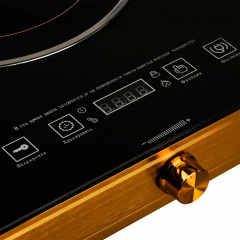 Инфракрасная настольная плита RAF R.8088 2 конфорки 4800W Black (3_02408) Суми