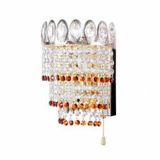 Фото - Бра LED хрустальное с выключателем Дворцовый Brille 40W BCL-483 Золотистый Бра LED хрустальное с выключателем Дворцовый Brille 40W BCL-483 Золотистый