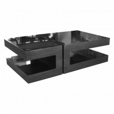 Стол журнальный Brille Двп UH34 Черный F2-005