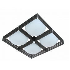 Люстра потолочная Brille 60W E27 Черный