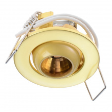 Маленький точечный светильник Brille 20W HDL-DJ 12 Золотистый 163007