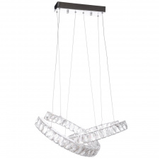 Люстра Brille Хрустальные кольца LED 42W Хром