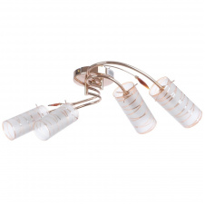 Люстра потолочная Brille 60W E14 Золотистый